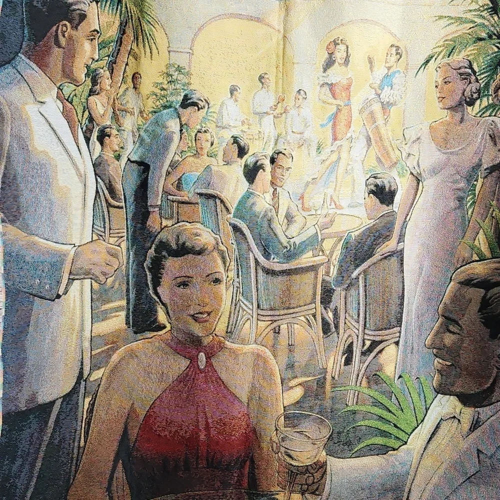 VINTAGE CUBA LAND OF ROMANCE TAPESTRY SIZE -36
